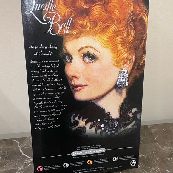 2008 Mattel Lucille Ball Pink Label Doll NRFB - Picture 3 of 3